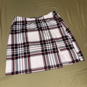 SHEIN Plaid Bodycon Mini Skirt (XS)